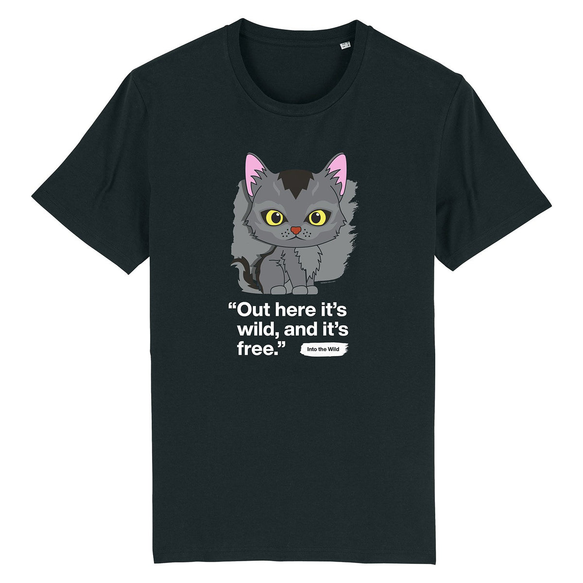 Out here it&#39;s wild - Graystripe - Adult Unisex T-Shirt