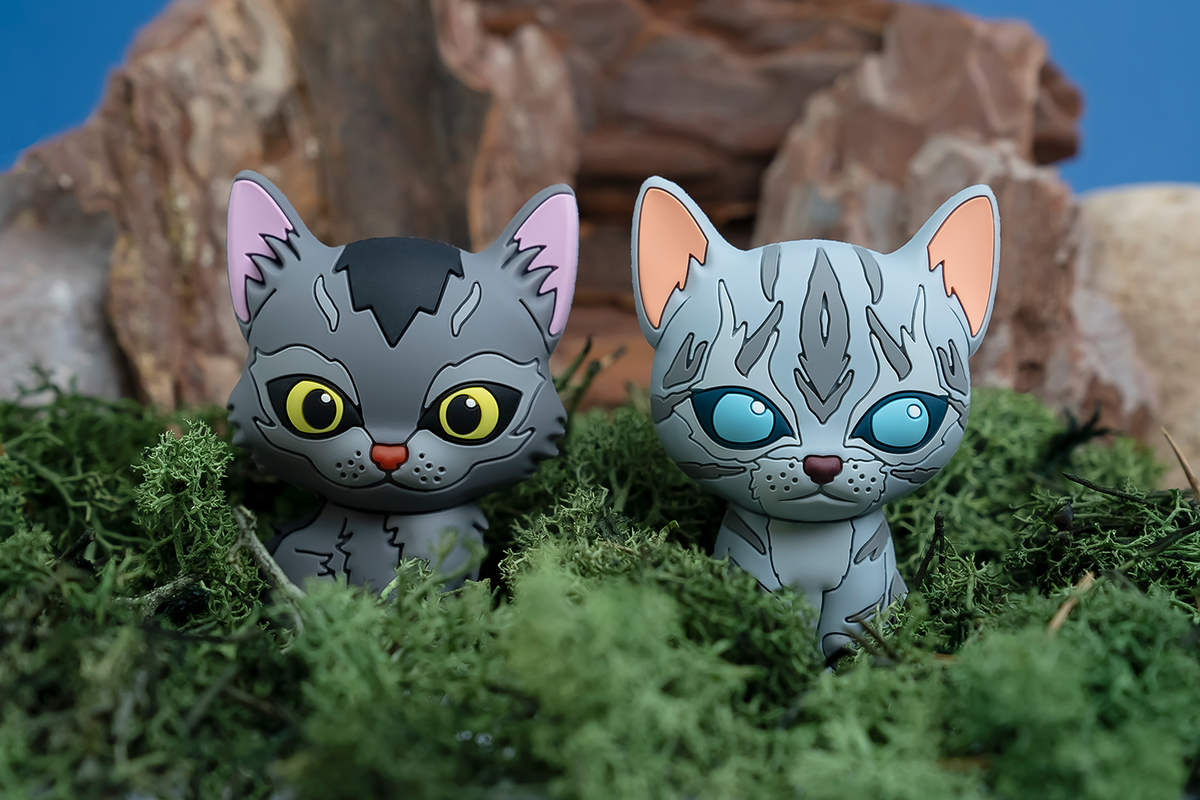 Graystripe &amp; Jayfeather - Mini Collector Figures (Series 1)