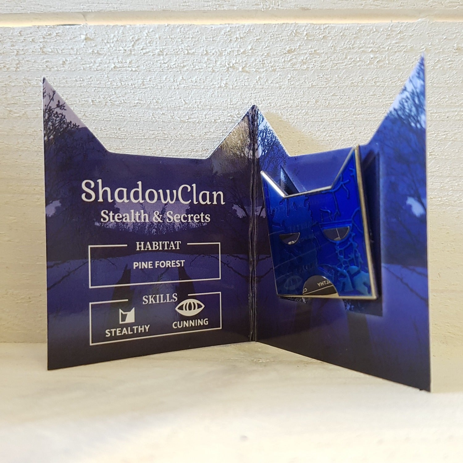Collector's ShadowClan Pin Badge Warriors Cats Store - USA