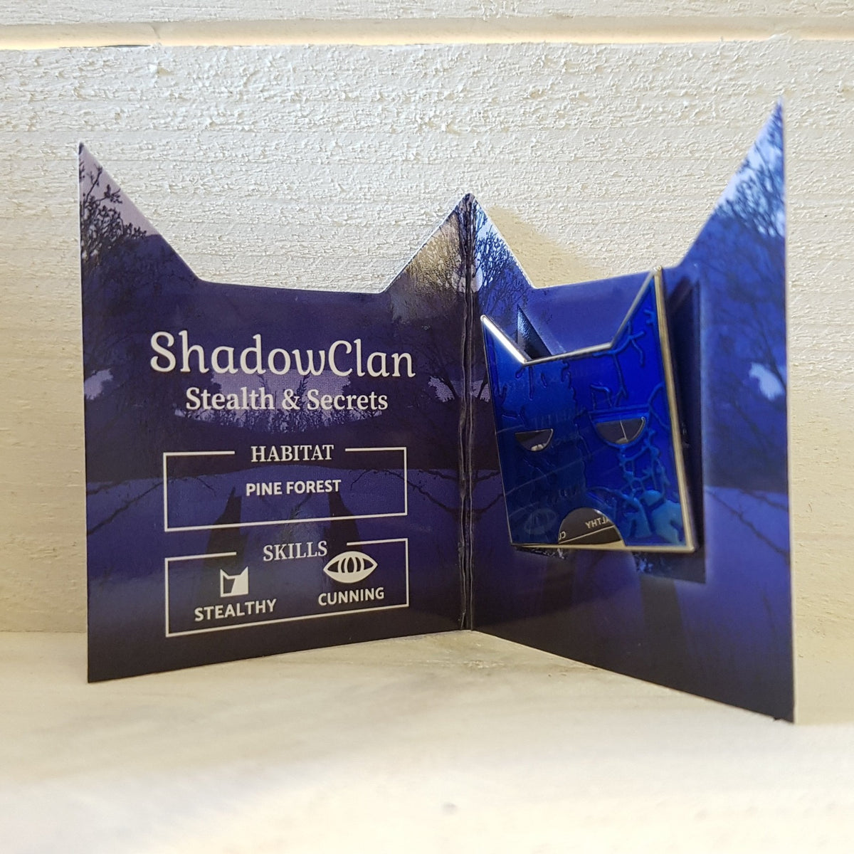 Collector's ShadowClan Pin Badge Warriors Cats Store - USA