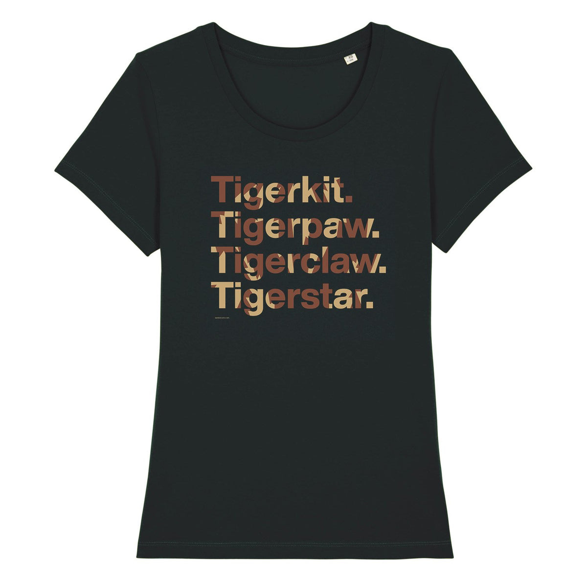 Character Names - Tigerstar - Adult Ladies T-Shirt