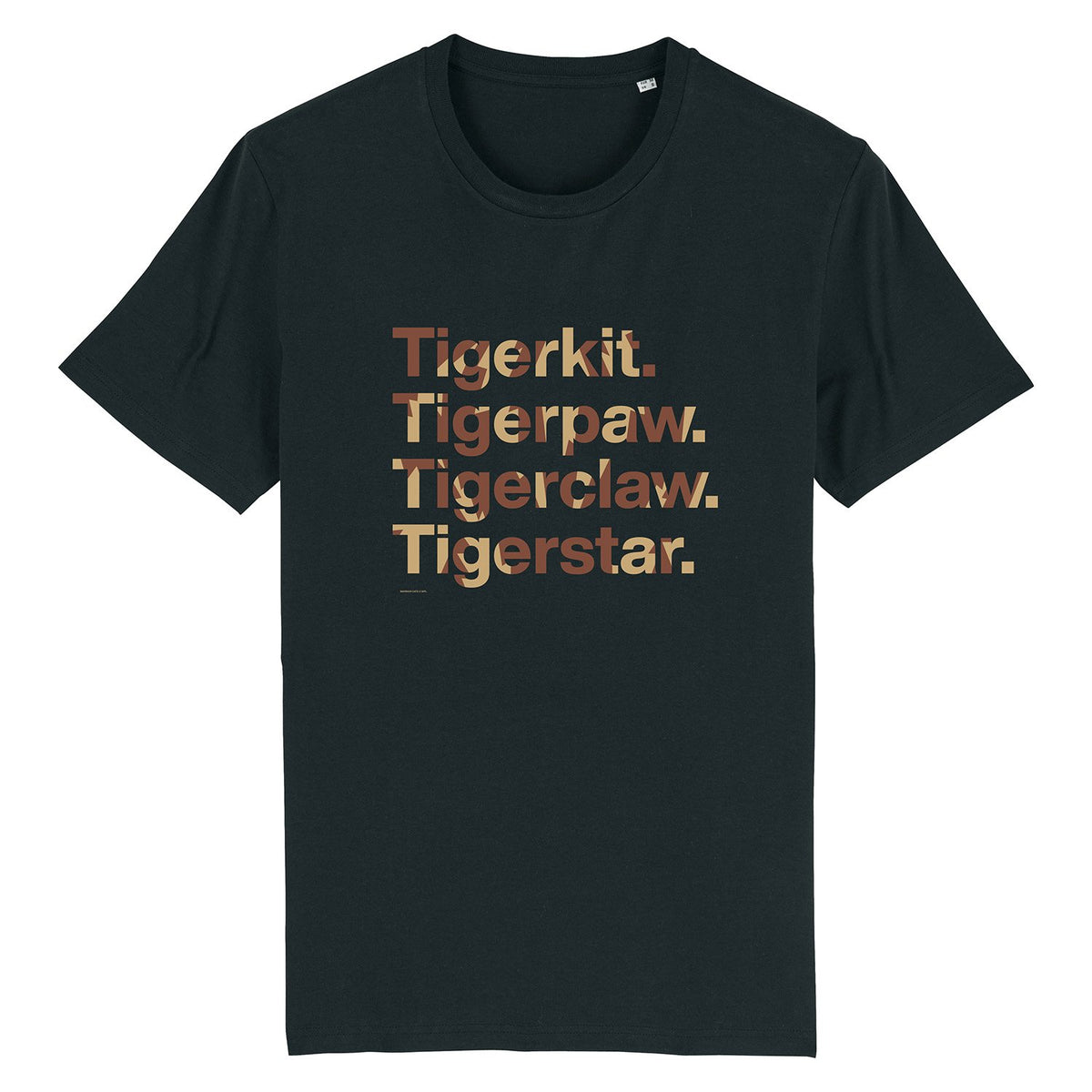 Character Names - Tigerstar - Adult Unisex T-Shirt Warriors Cats Store - USA