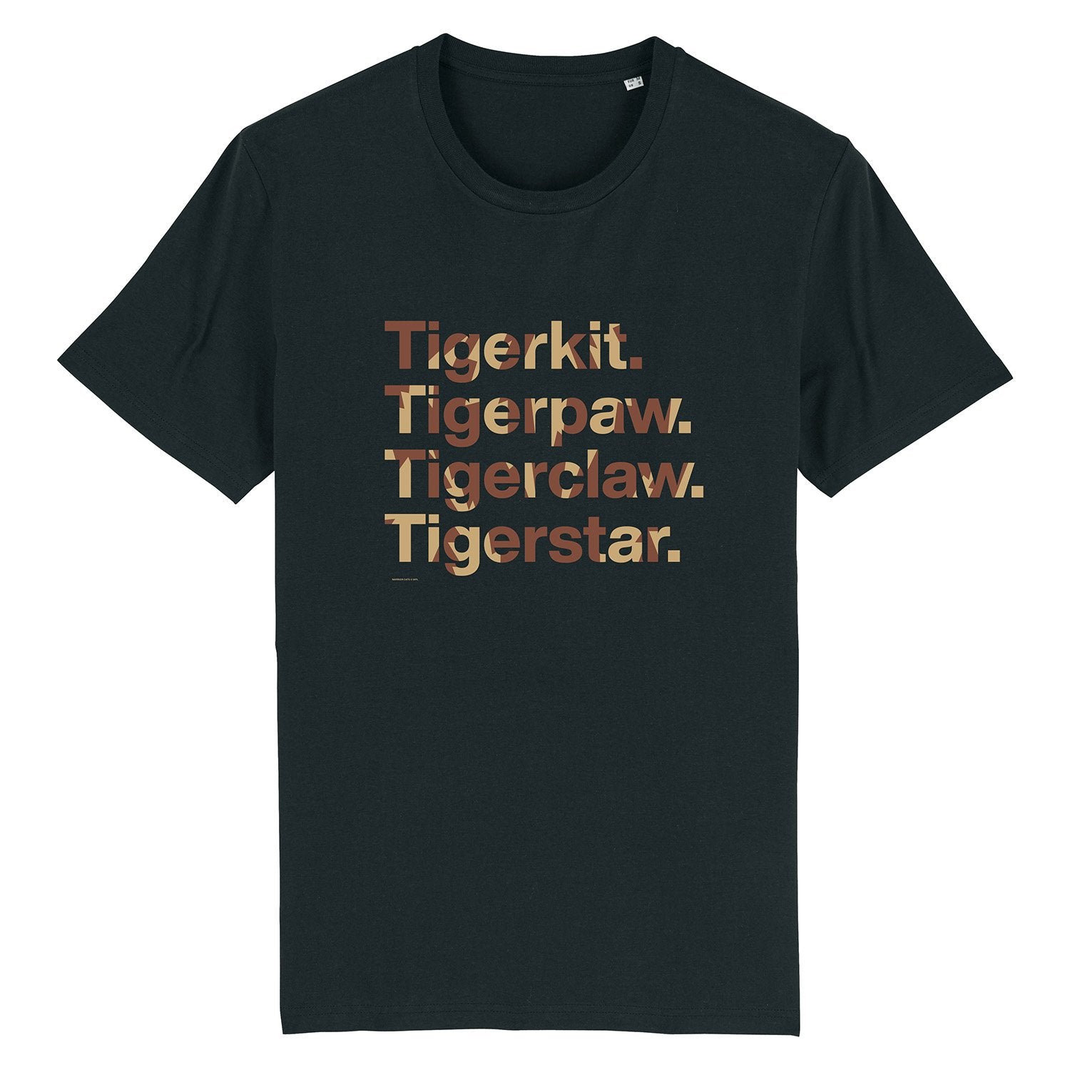 Character Names - Tigerstar - Adult Unisex T-Shirt Warriors Cats Store - USA