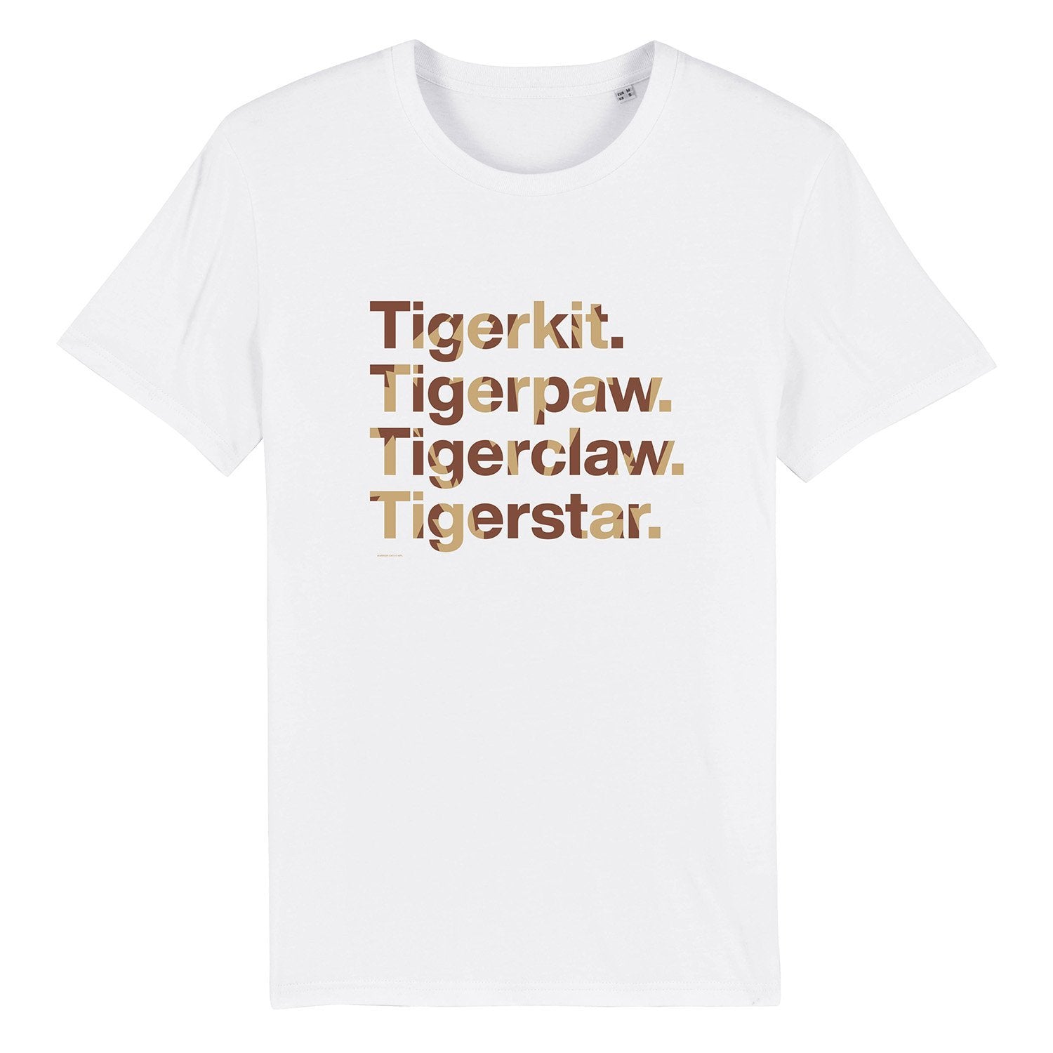 Character Names - Tigerstar - Adult Unisex T-Shirt Warriors Cats Store - USA