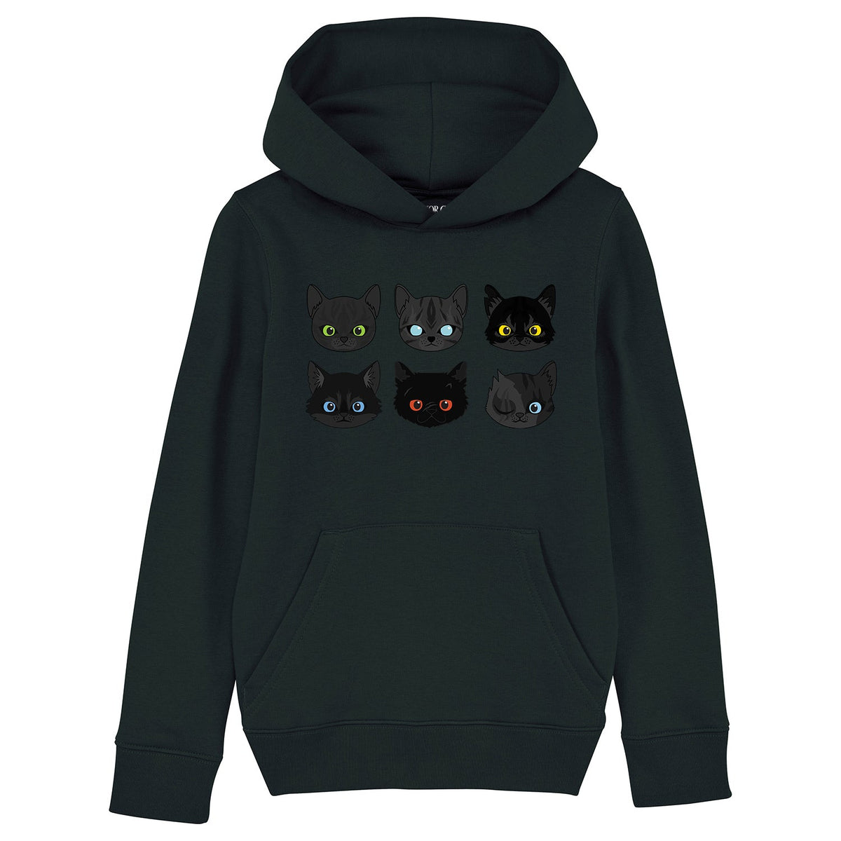 MINI EYES HOODED SWEATSHIRT