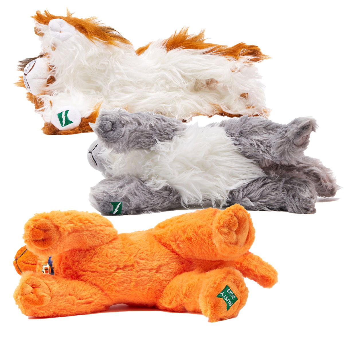 SET OF 3 LARGE PLUSH - Mapleshade, Bristlefrost & Rusty Warrior Cats Store