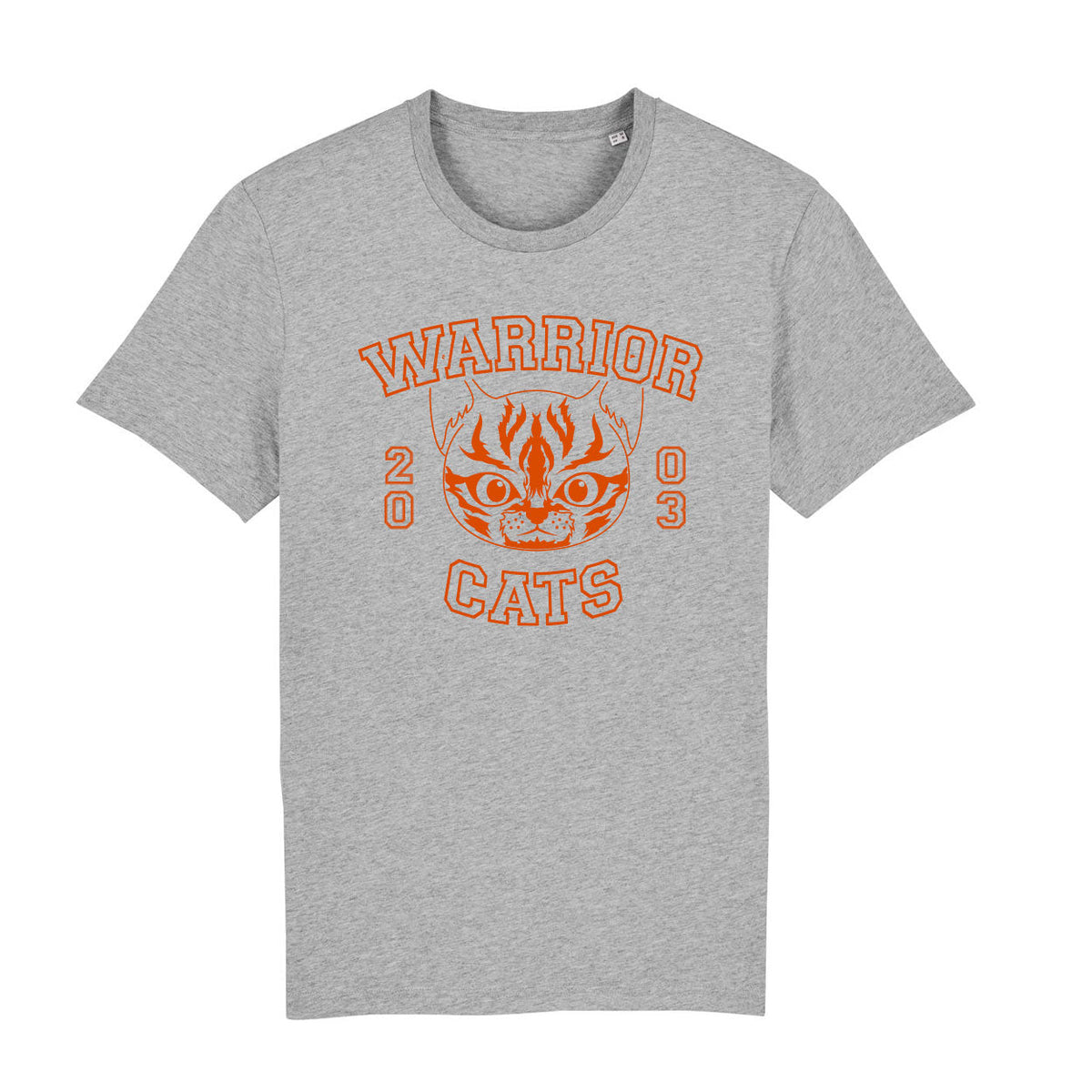 Warrior Cats College Athletic Gray T-Shirt Warriors Cats Store - USA