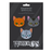 Four Cats & Warrior Cats Logo - Embroidered Patch Set Warrior Cats Store