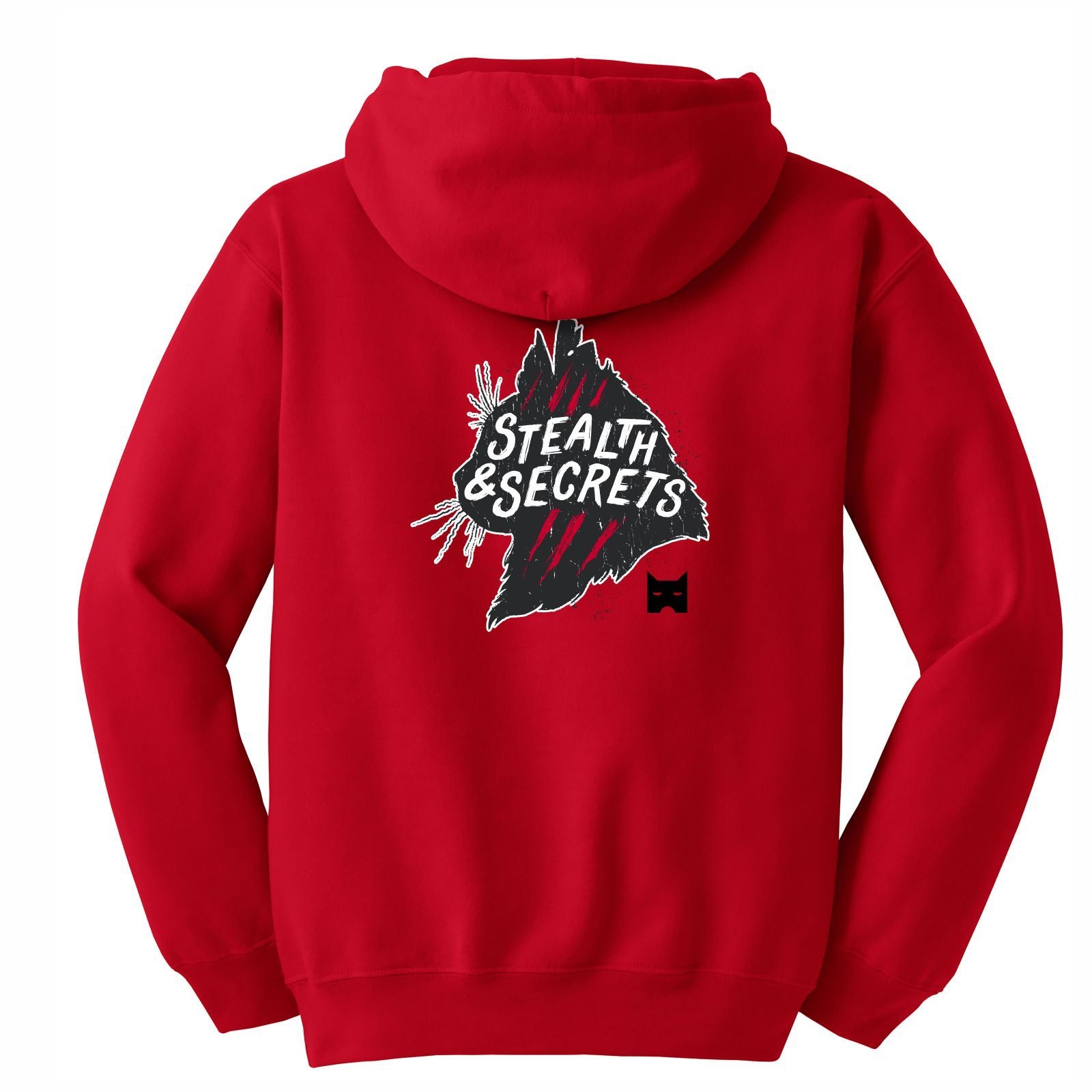 ShadowClan Adult Fleece Hoodie - Red Warriors Cats Store - USA