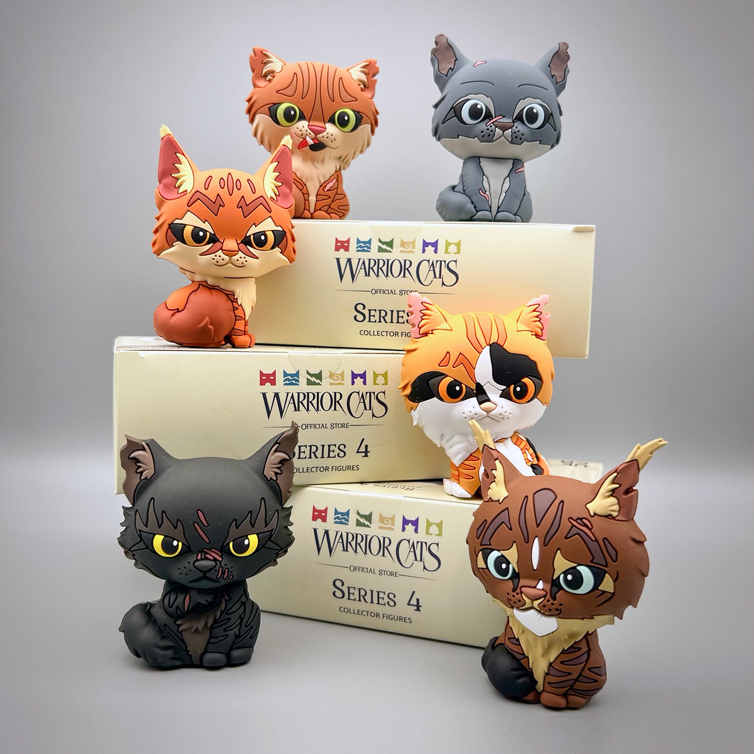 Cat Figure Bundle of 3 - Mini Collector Figures (Series 4) | Official Warrior Cats ...