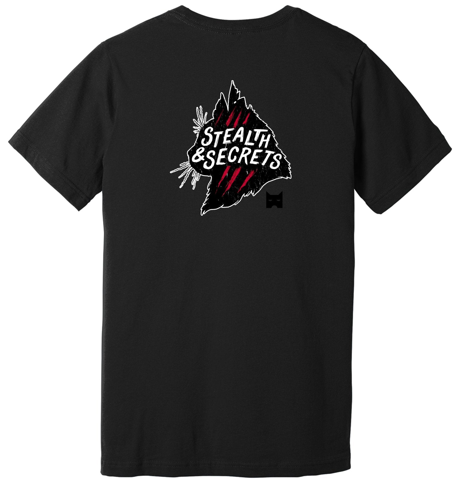 ShadowClan Stealth and Secrets Black Men's Tee